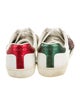 Gucci Web Accent Leather Sneakers