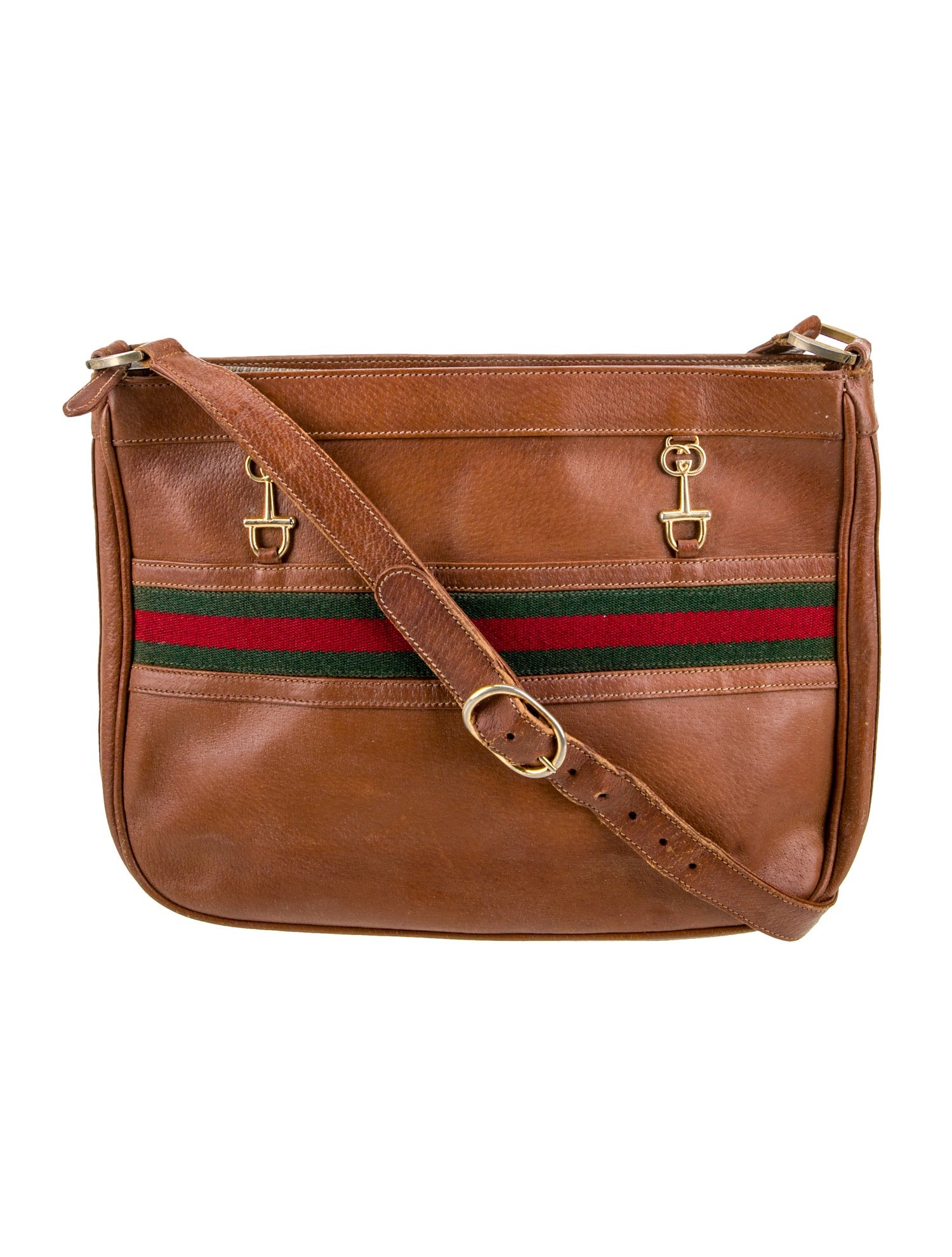 Gucci Web Shoulder Bag Vintage