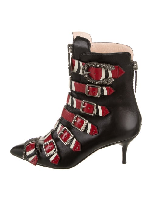 Gucci Dionysus Accent Leather Boots