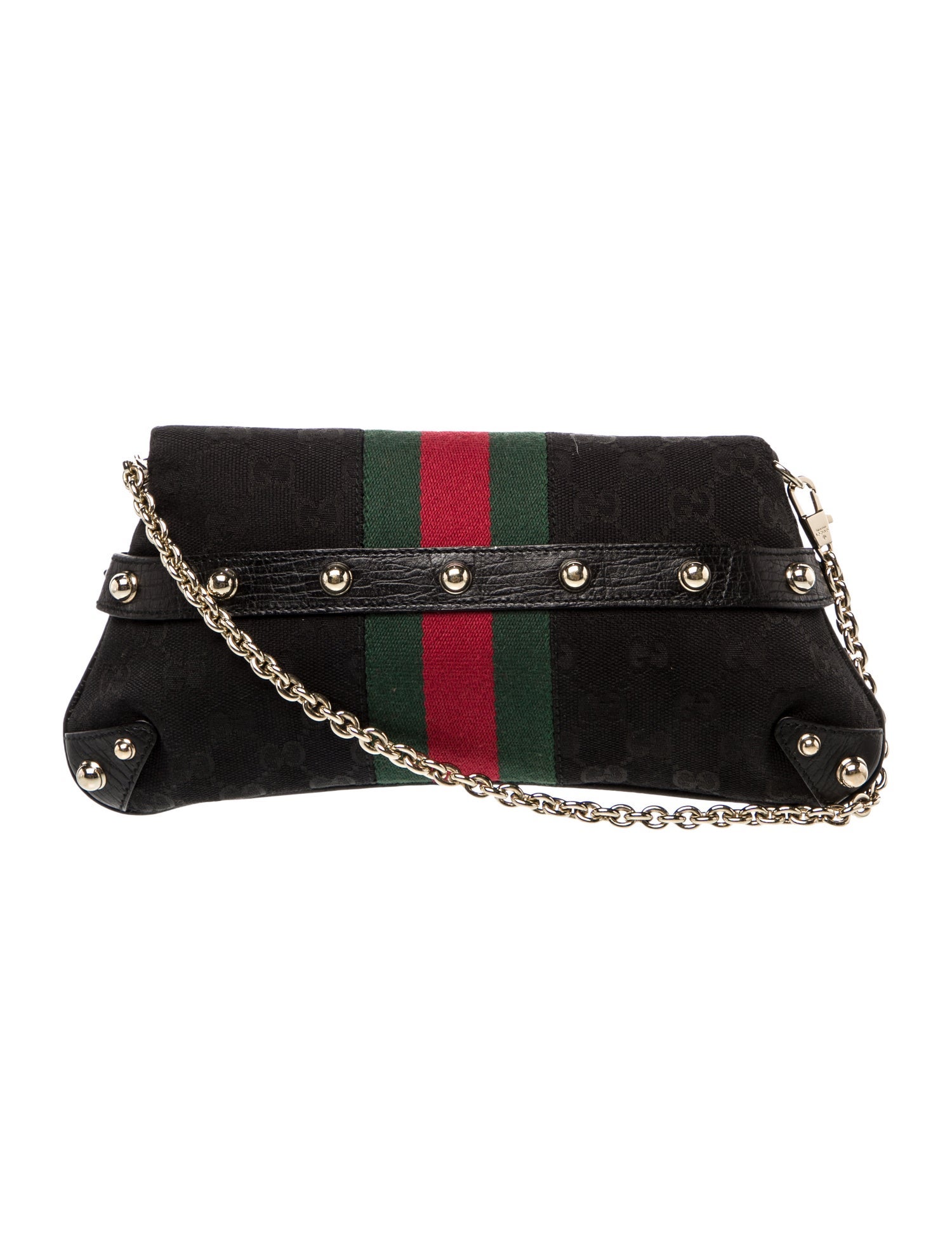 Gucci GG Canvas Horsebit Chain