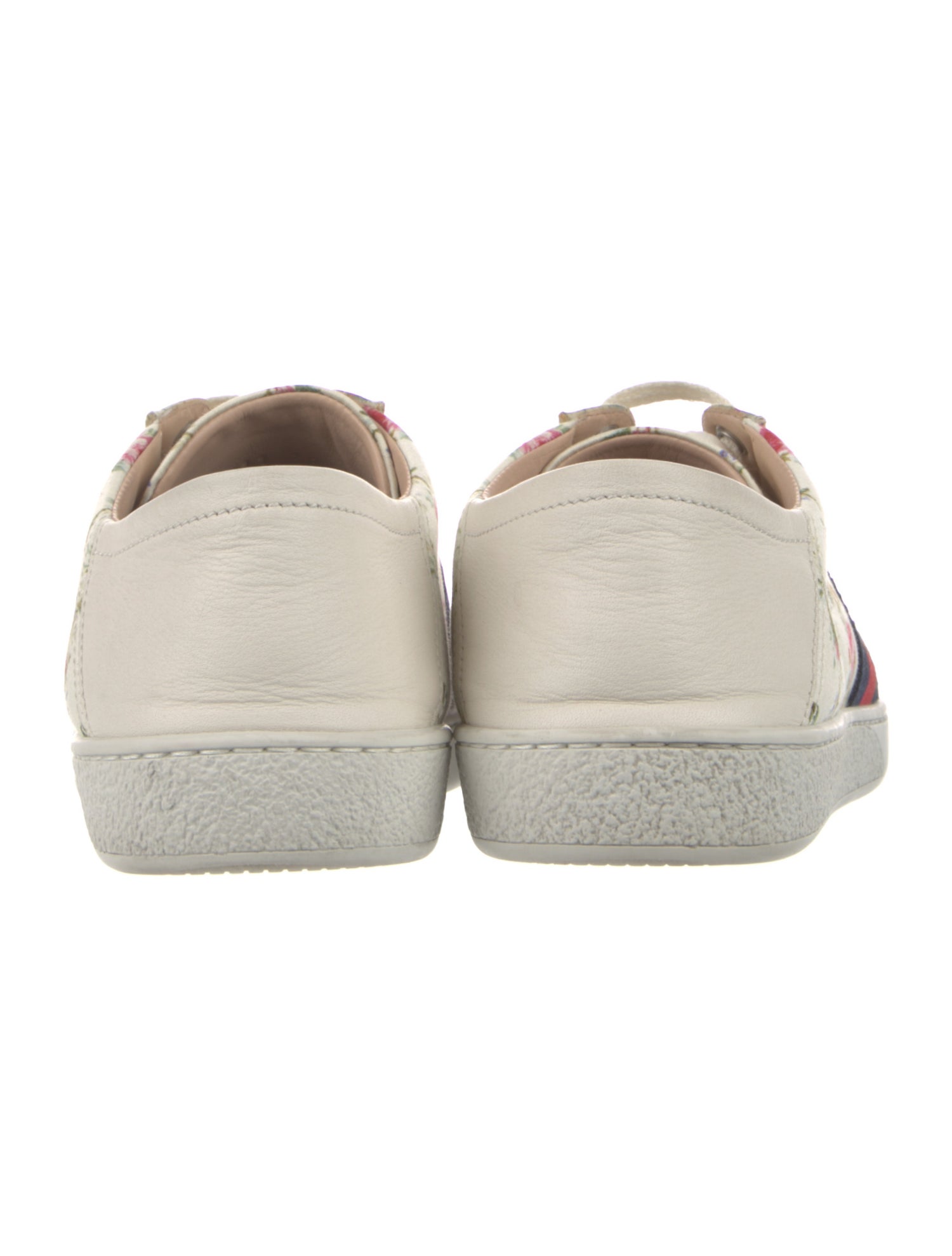 Gucci Sylvie Web Accent Leather Sneakers