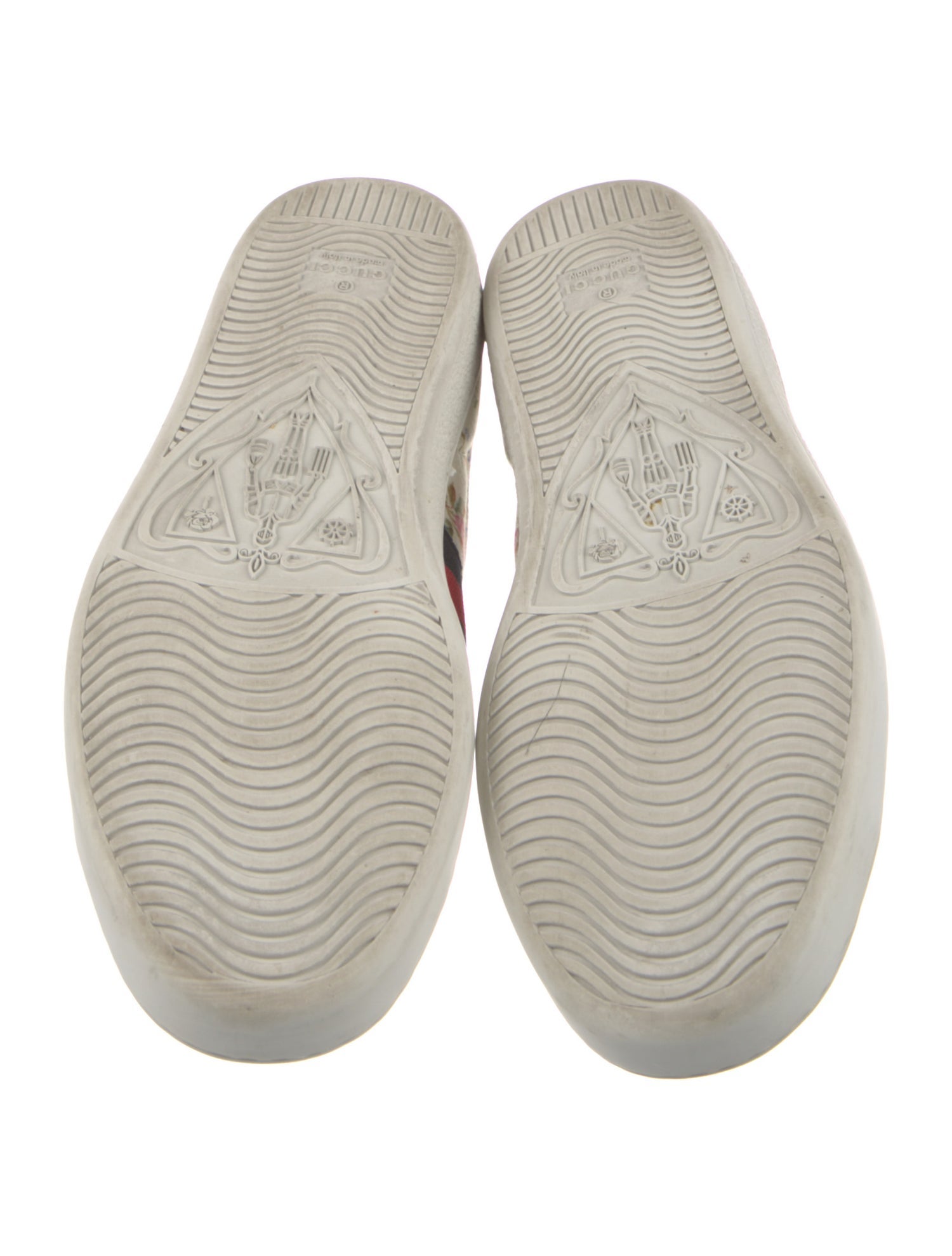 Gucci Sylvie Web Accent Leather Sneakers