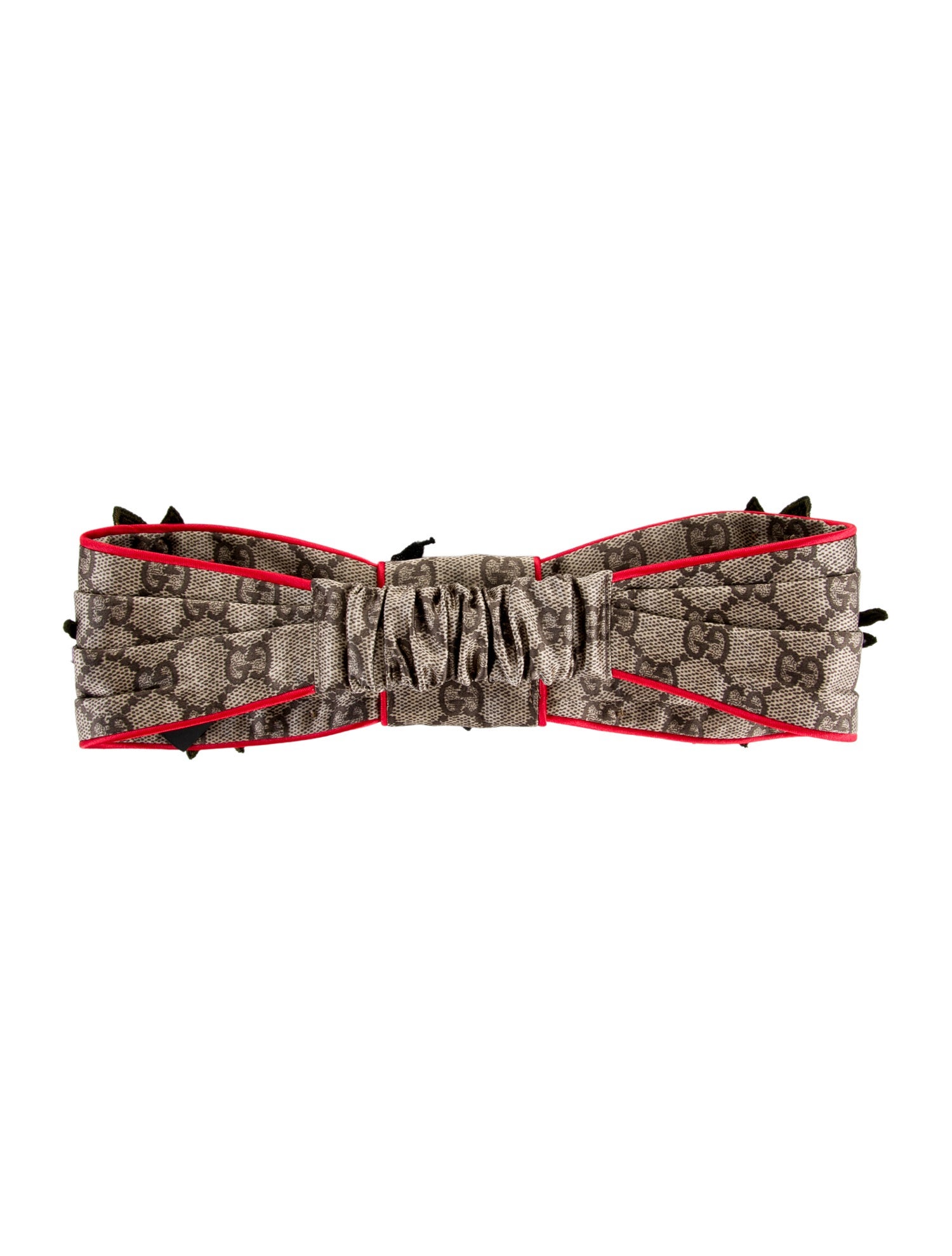 Gucci Neutral Pattern Hair Accessory