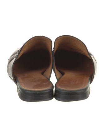 Gucci Horsebit Accent Leather Mules