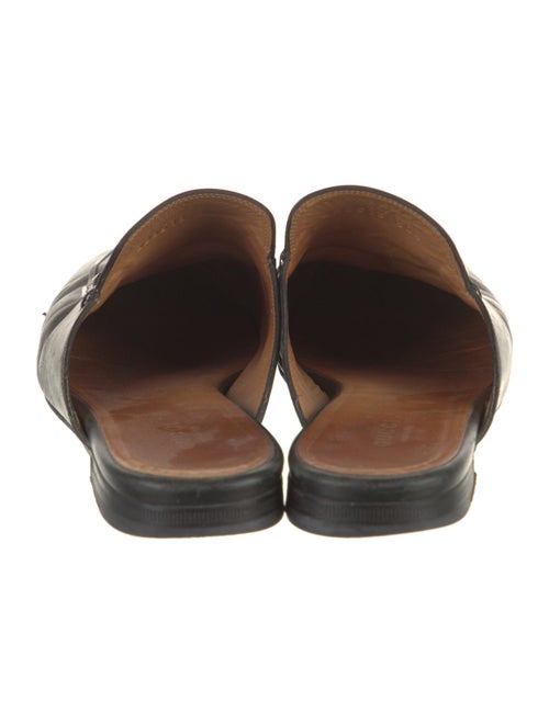 Gucci Horsebit Accent Leather Mules