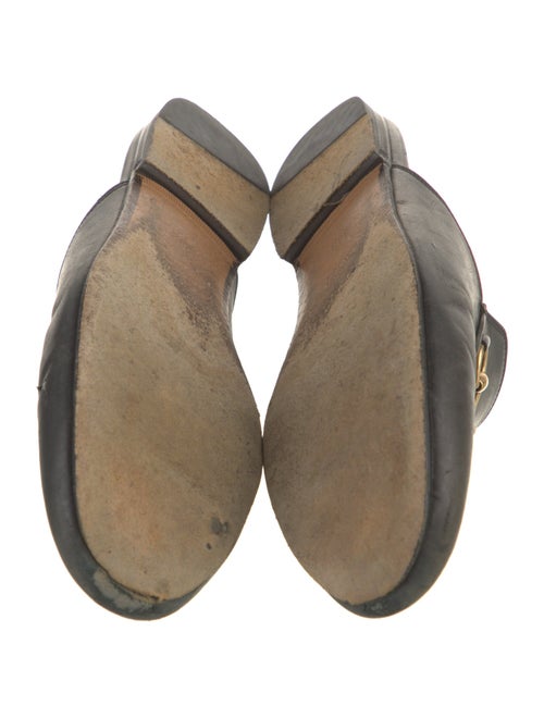 Gucci Horsebit Accent Leather Mules