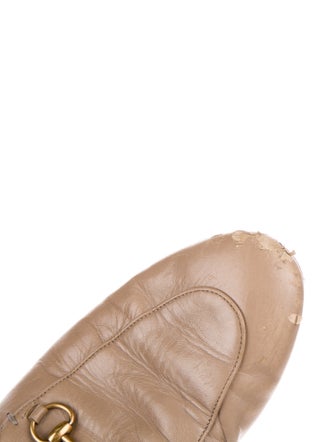 Gucci Horsebit Accent Leather Mules