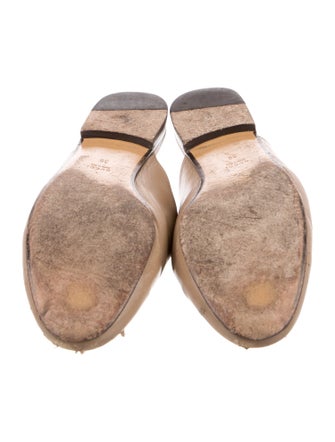 Gucci Horsebit Accent Leather Mules