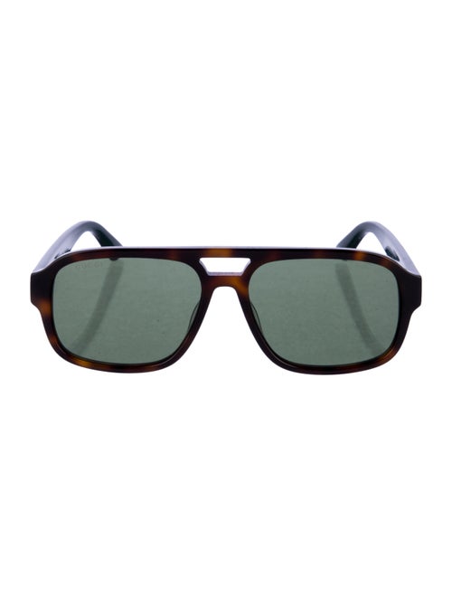 Gucci Bee Accent Square Sunglasses