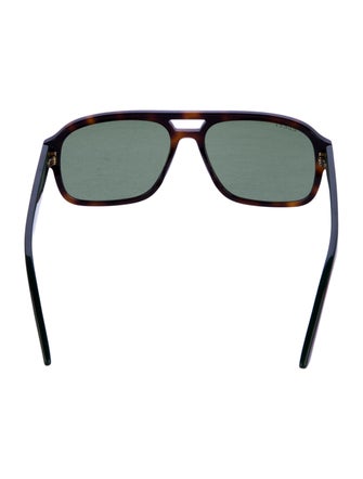 Gucci Bee Accent Square Sunglasses