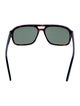 Gucci Bee Accent Square Sunglasses