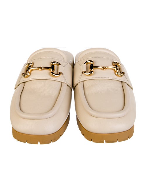 Gucci Horsebit Accent Leather Mules