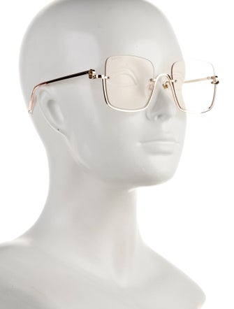 Gucci Square Tinted Sunglasses