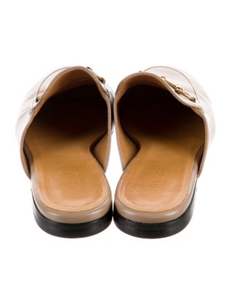 Gucci Horsebit Accent Leather Mules