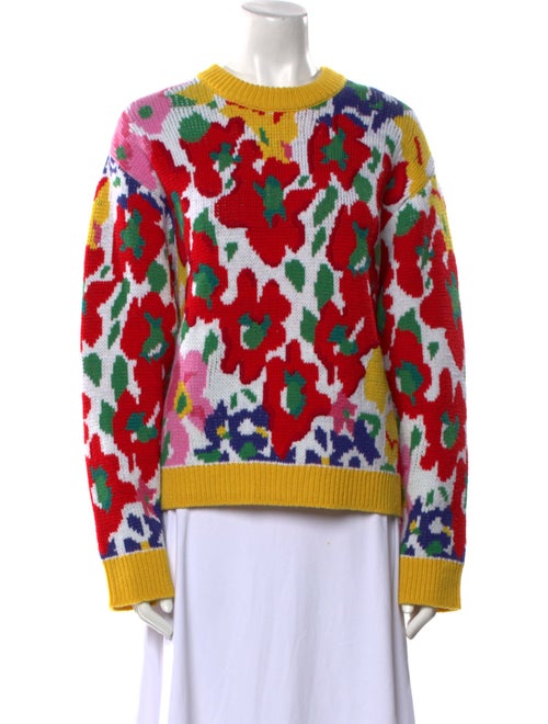 Gucci Wool Floral Print Sweater