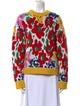 Gucci Wool Floral Print Sweater