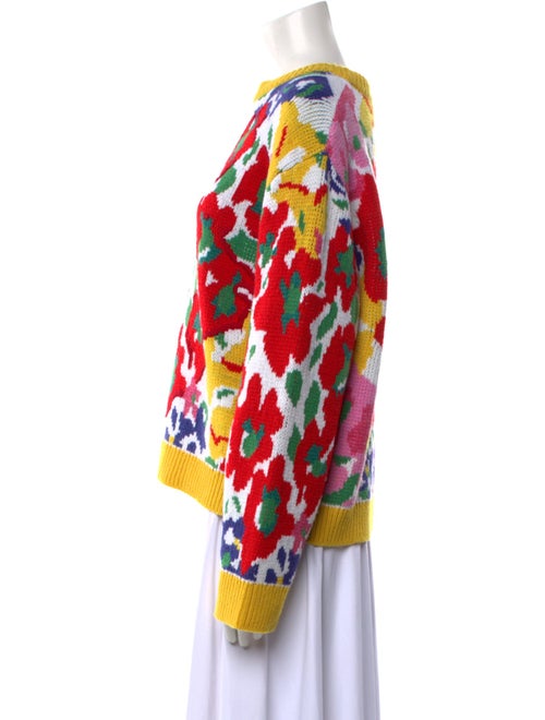 Gucci Wool Floral Print Sweater
