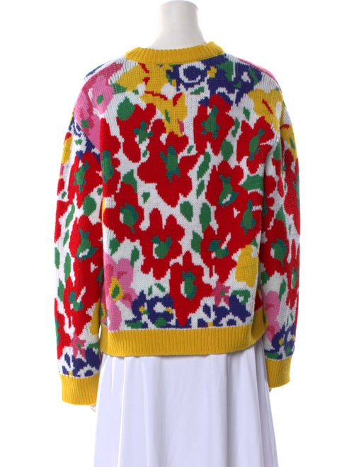 Gucci Wool Floral Print Sweater