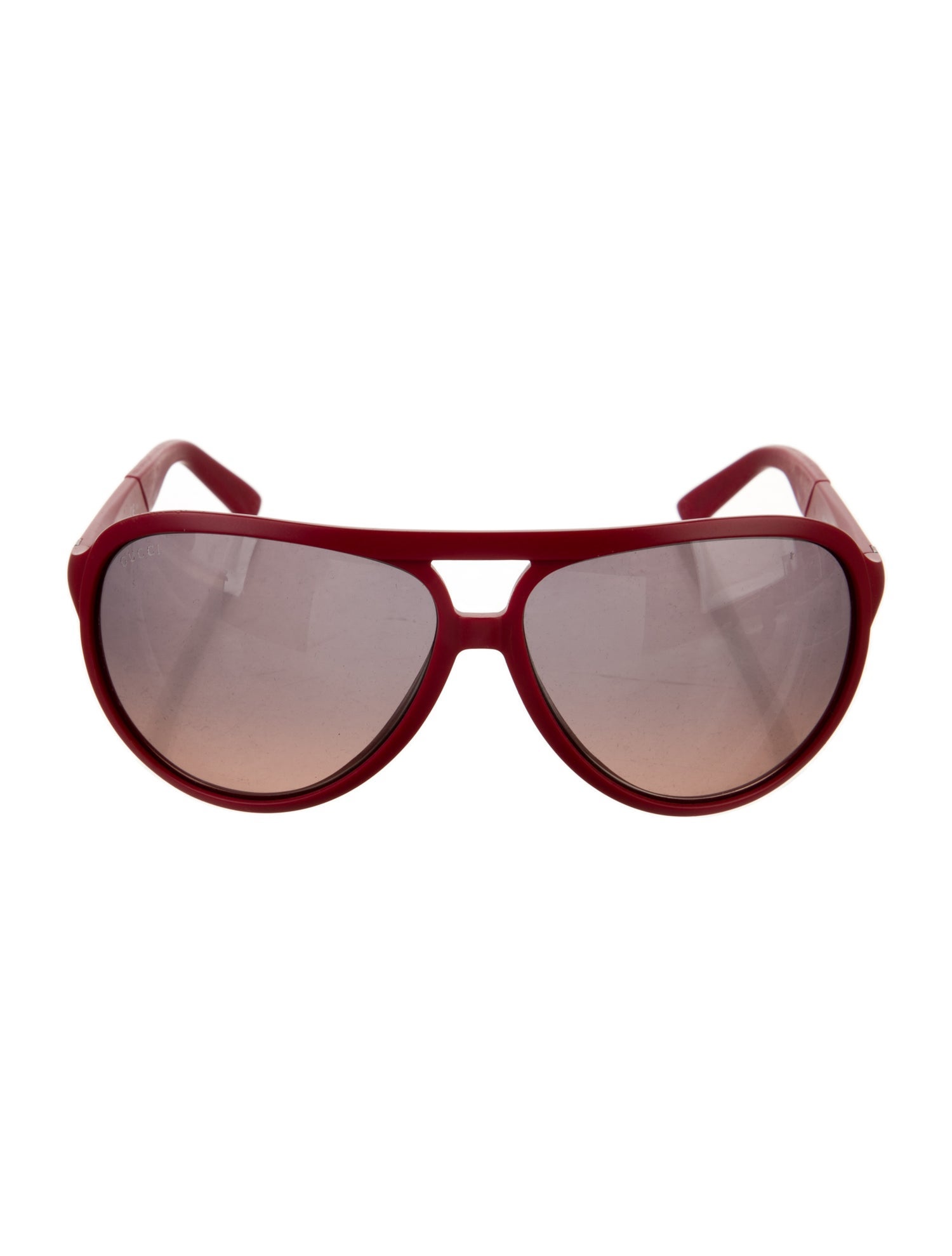 Gucci Web Accent Aviator Sunglasses