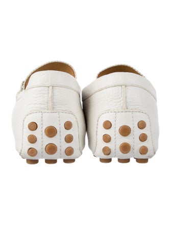 Gucci Web Accent Leather Drivers