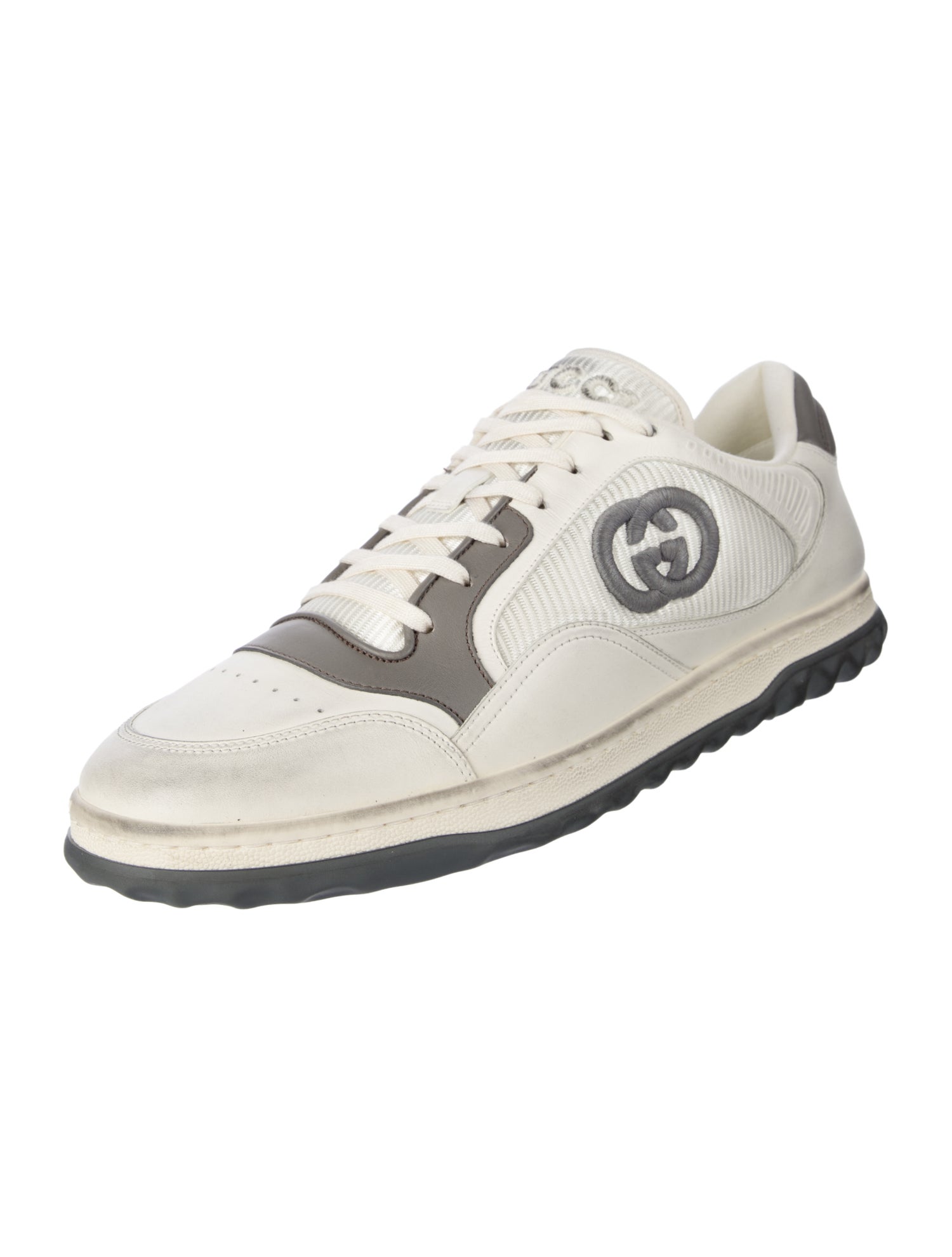 Gucci Interlocking G Logo Leather Sneakers