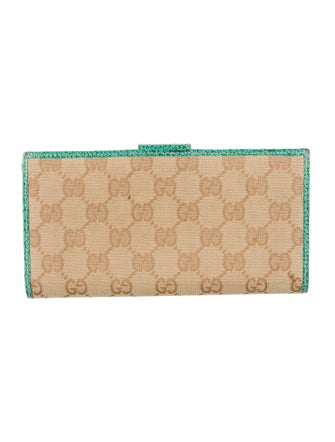 Gucci GG Canvas Canvas Continental Wallet