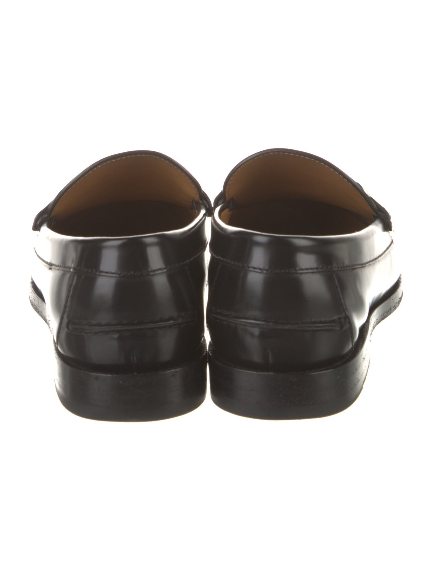 Gucci Horsebit Accent Leather Loafers