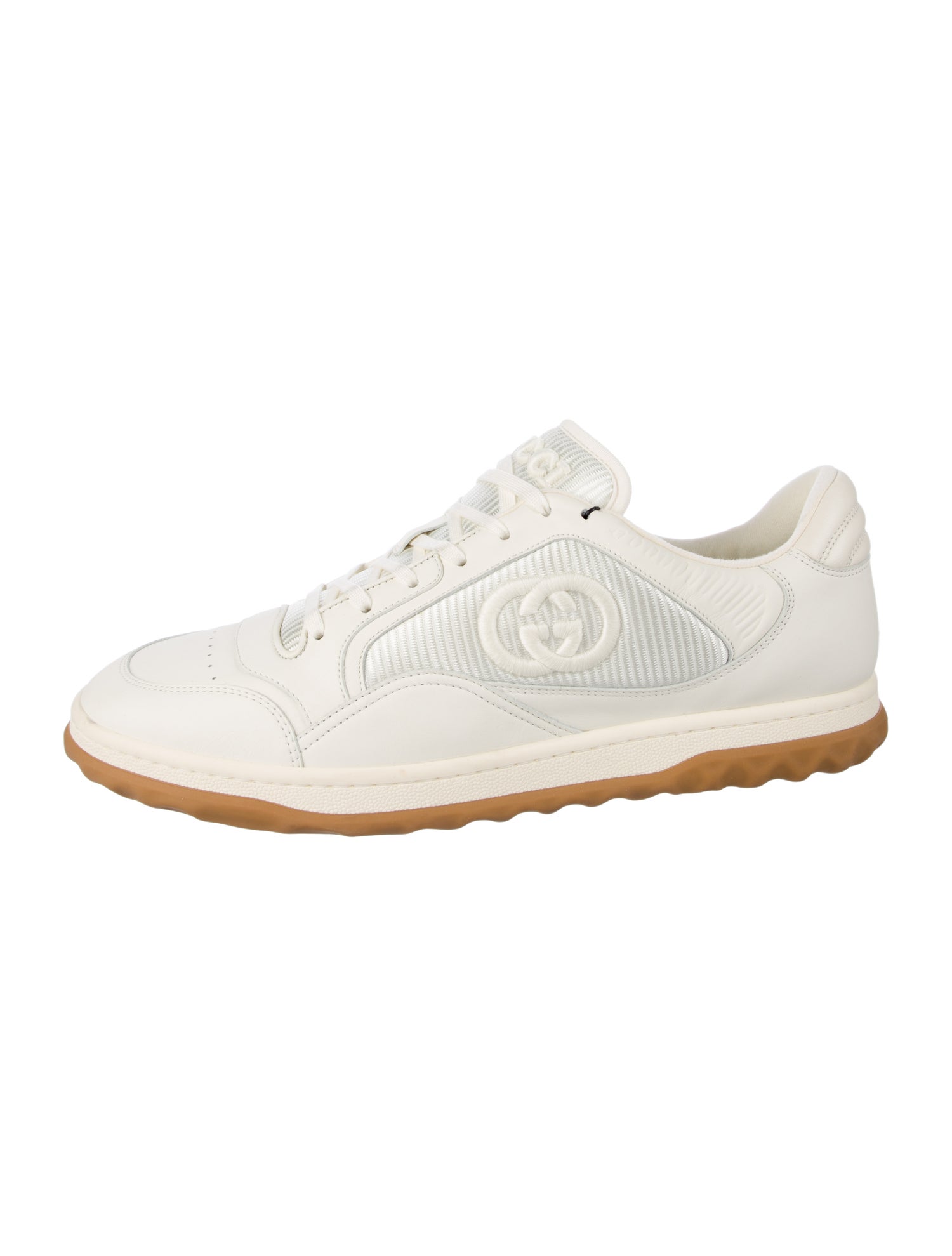 Gucci Interlocking G Logo Leather Sneakers