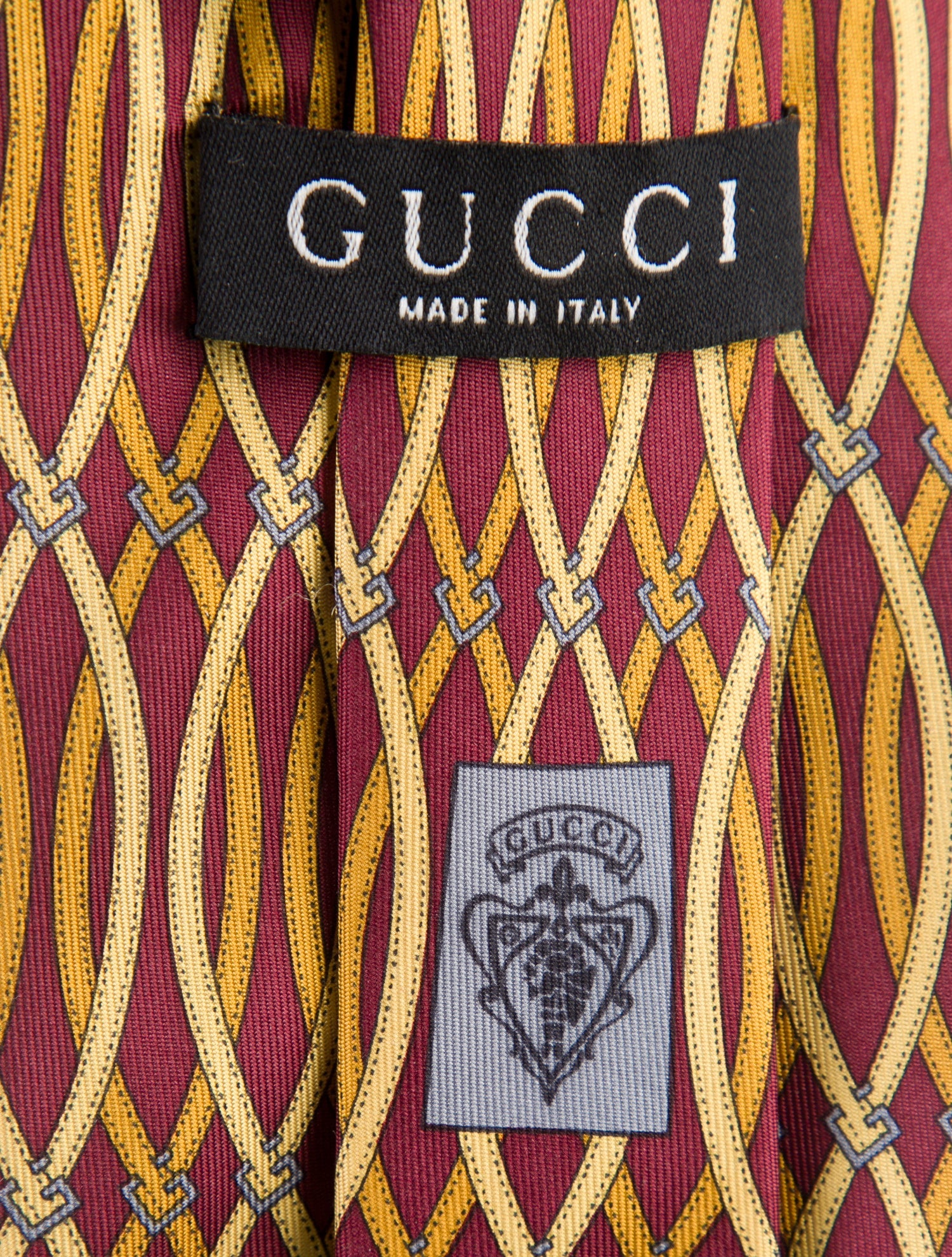 Gucci Pattern Print Tie