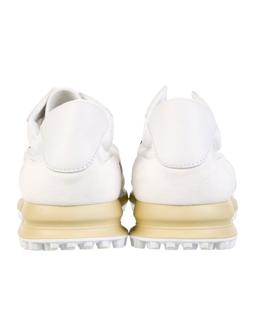 Gucci Web Accent Leather Sneakers