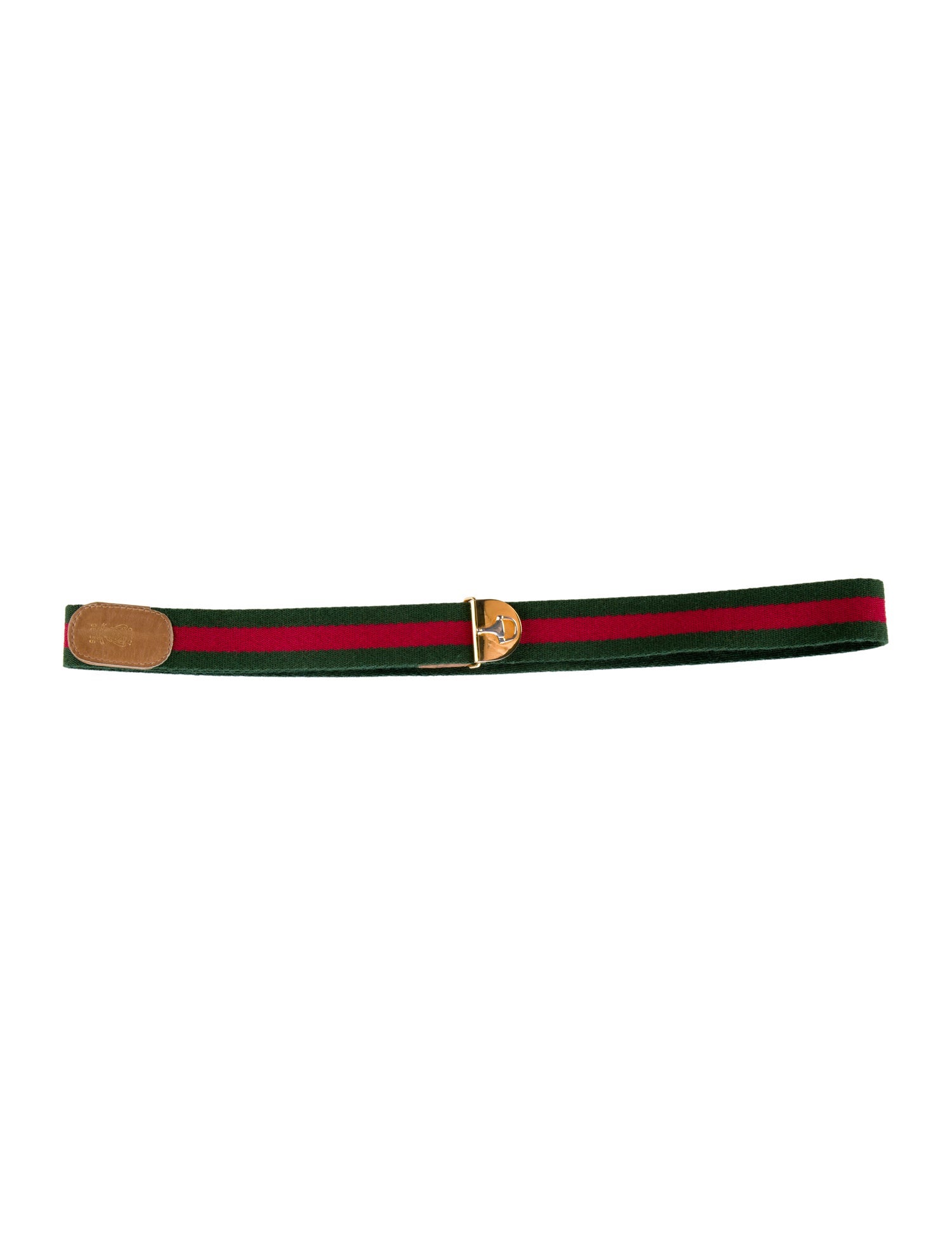 Gucci Web Accent Canvas Waist Belt