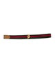 Gucci Web Accent Canvas Waist Belt