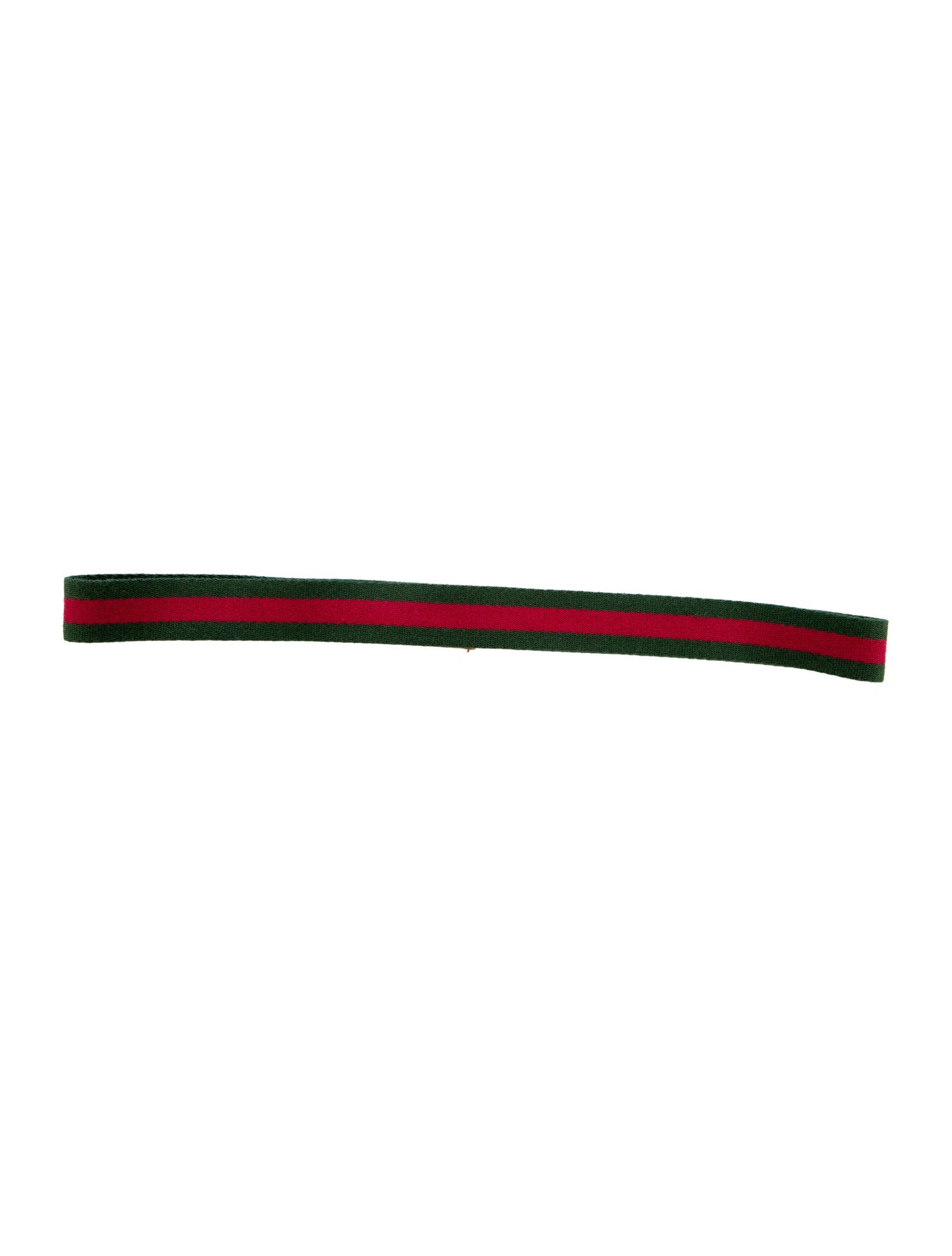 Gucci Web Accent Canvas Waist Belt
