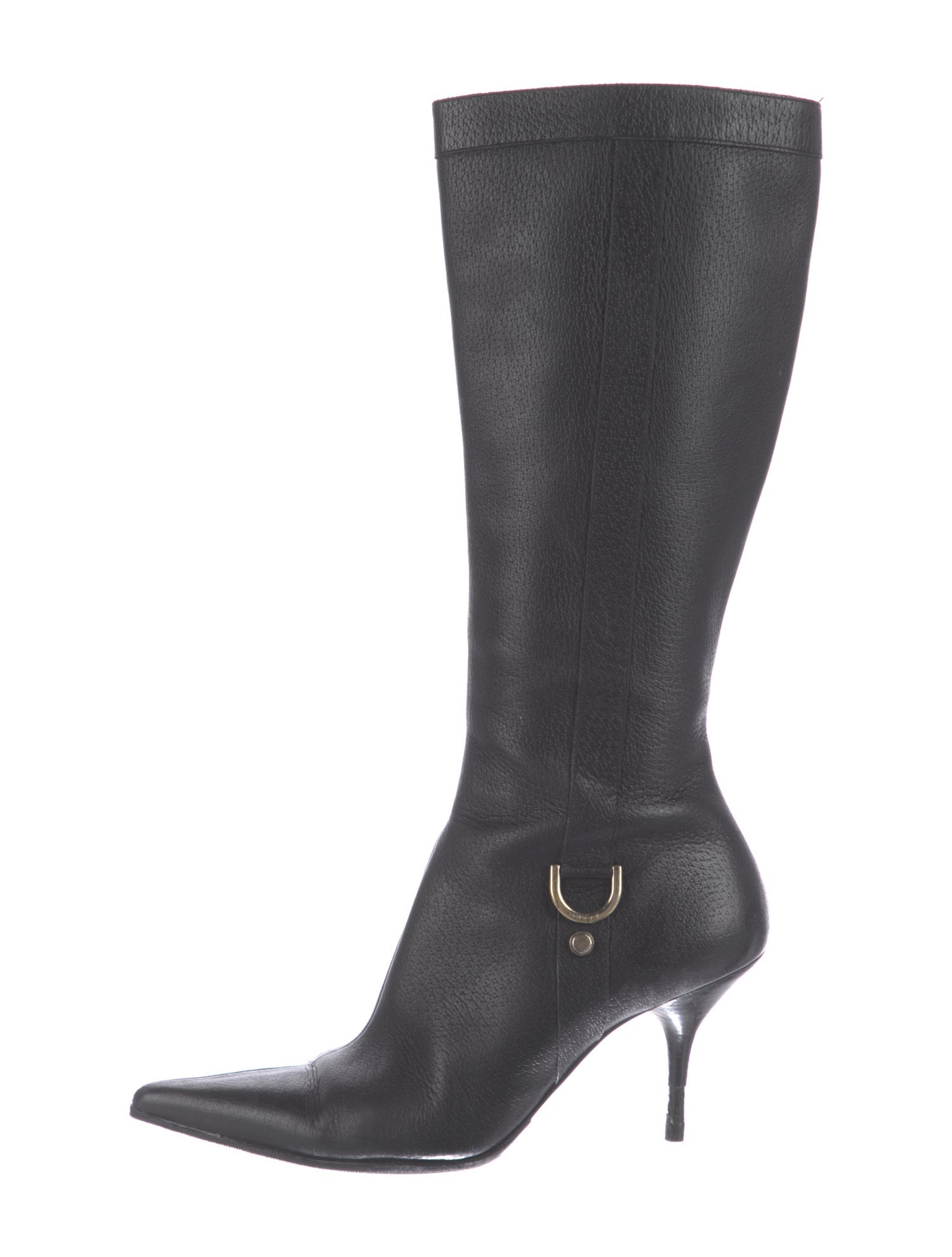 Gucci Vintage Leather Sock Boots