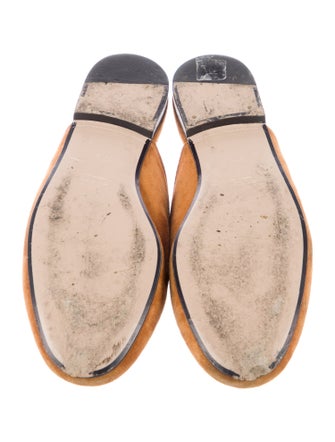 Gucci Horsebit Accent Suede Mules