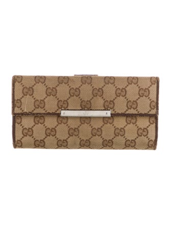 Gucci GG Canvas Canvas Continental Wallet