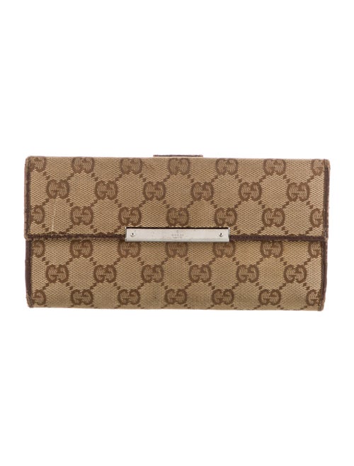 Gucci GG Canvas Canvas Continental Wallet