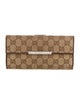 Gucci GG Canvas Canvas Continental Wallet