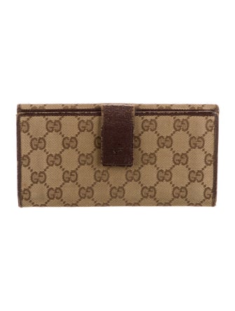 Gucci GG Canvas Canvas Continental Wallet