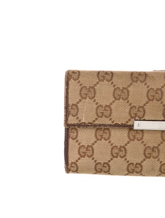 Gucci GG Canvas Canvas Continental Wallet