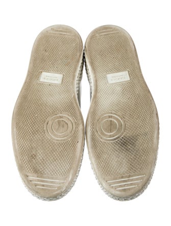 Gucci Sylvie Web Accent Leather Sneakers