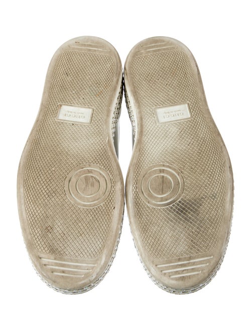 Gucci Sylvie Web Accent Leather Sneakers