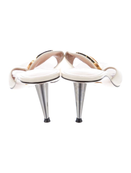 Gucci Interlocking G Logo Leather Slides