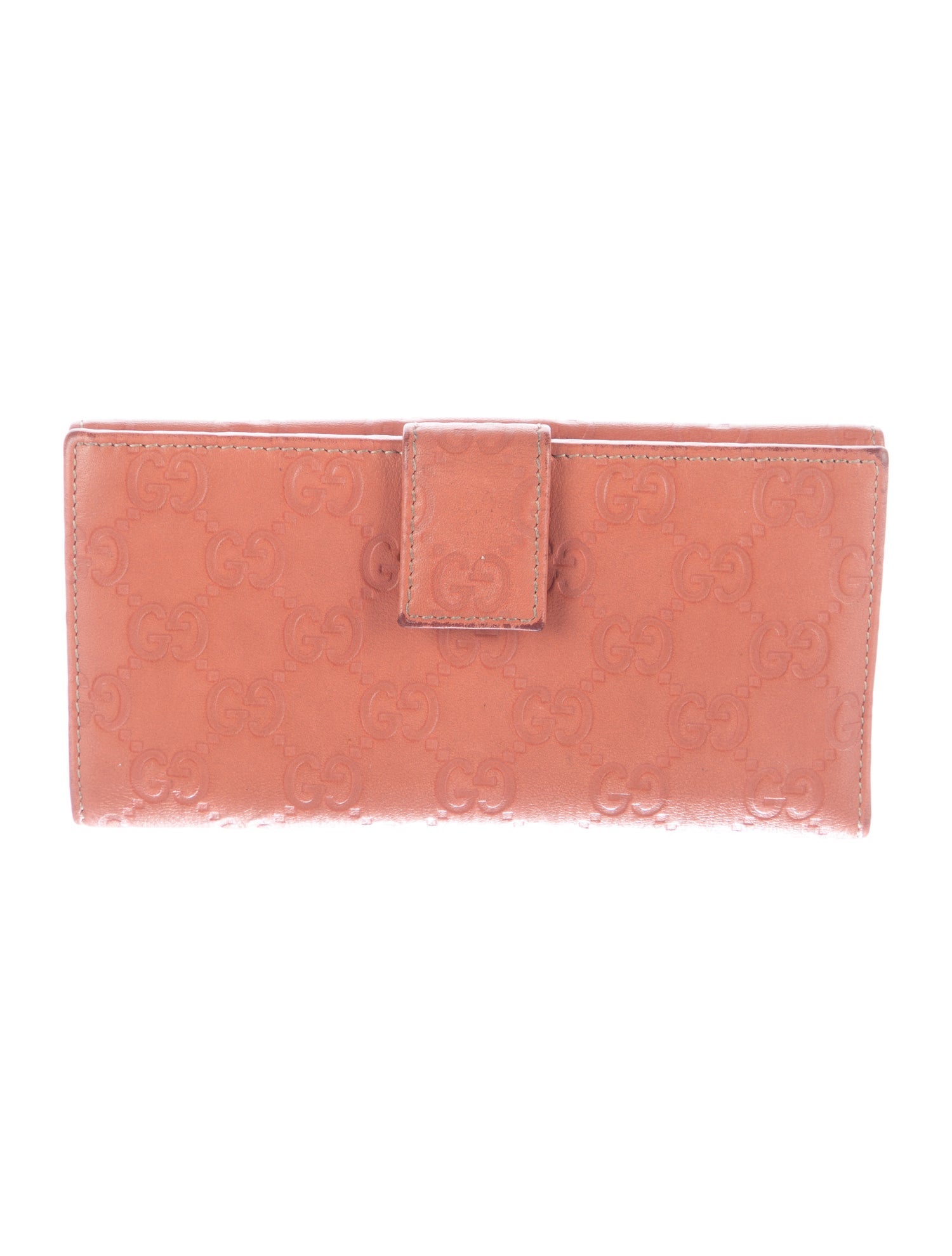 Gucci Continental Zip Wallet Interlocking G Logo Continental Wallet