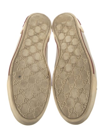 Gucci Sylvie Web Accent Leather Sneakers