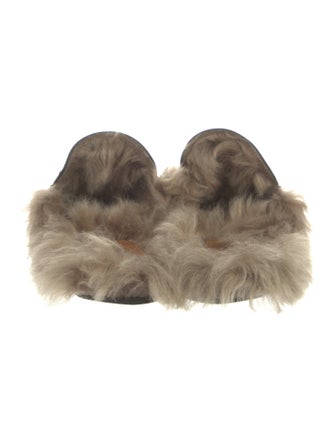Gucci Horsebit Accent Leather Slippers