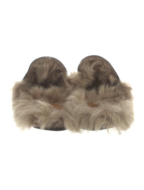 Gucci Horsebit Accent Leather Slippers