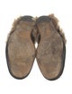 Gucci Horsebit Accent Leather Slippers