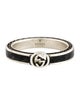 Gucci Enamel Interlocking G Thin Band