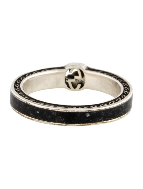 Gucci Enamel Interlocking G Thin Band